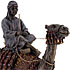 Egyptian Man Riding Camel Statue