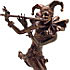 Jester Playing Flute Statue