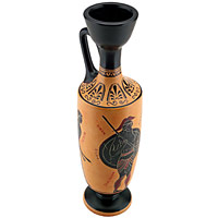 eSalesUSA Ancient Greek Vase Tall Ceramic Pottery Amphora UrnGREEKVASE1215
